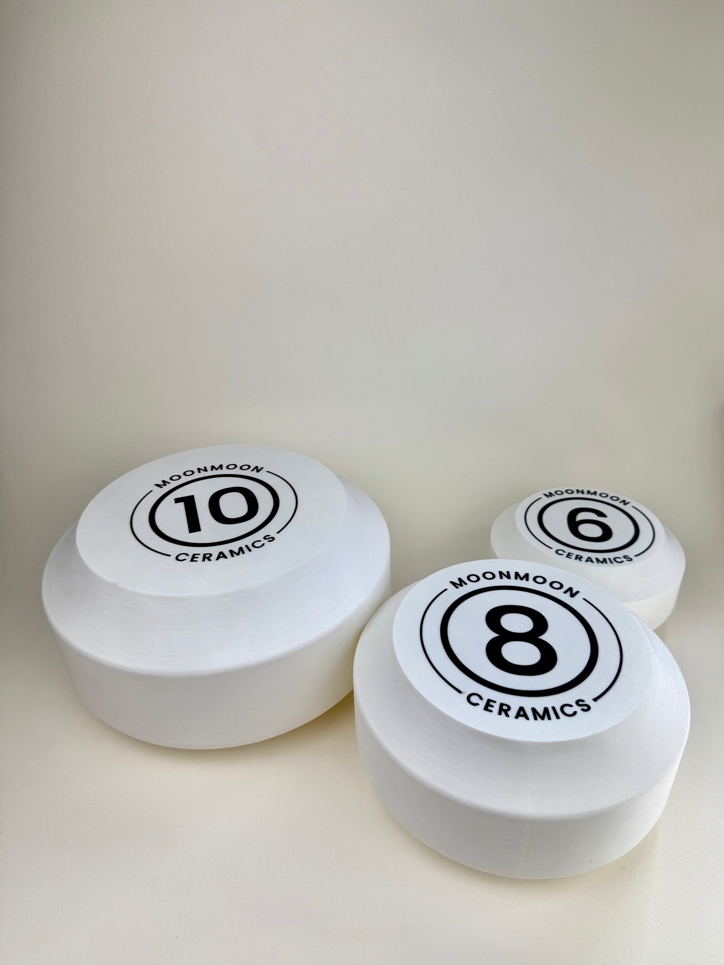 The Krisp Puck Drape Form Set 1"-10"